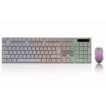 Load image into Gallery viewer, Bosston USB Wired Keyboard and mouse set Backlight 104 Keys Mechanical Feel Gaming Keyboards for PC Computer Laptop