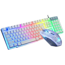 Load image into Gallery viewer, Gaming Keyboard Set RGB Backlit Keyboards USB 104 Keyboard With Silent Gaming Mouse Pad Gamer Kit For Computer Game PC Laptop