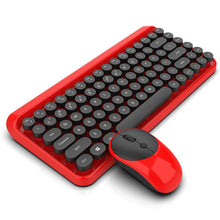 Load image into Gallery viewer, SeenDa 2.4g Wireless Keyboard and Mouse Comb for Laptop Computer Desktop  Multimedia Function Keyboard Mouse Set Dot Keycap

