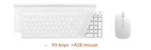 Load image into Gallery viewer, B.O.W Slim Metal Rechargeable Wireless Keyboard( 99 keys) and Moue (Silent Design) Combos for Laptops Desktops PC Computer
