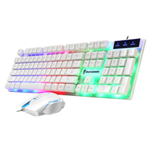 Load image into Gallery viewer, Gaming Keyboard Mouse Gamer Rainbow Backlight USB Wired Ergonomic Keyboard Mechanical Feeling  For Home Office PC Computer
