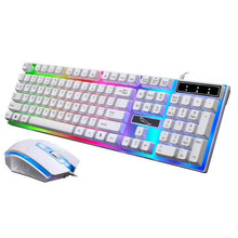 Load image into Gallery viewer, G21 USB Wired Keyboard Mouse Set LED Rainbow Color Backlight Gaming Computer Mouse Keyboard
