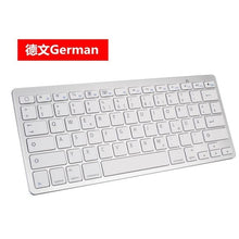 Load image into Gallery viewer, Wireless Gaming Keyboard Computer Game Universal Bluetooth Keyboard for Spanish German Russian French Korean Arabic
