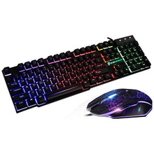 Load image into Gallery viewer, Gaming Keyboard Set RGB Backlit Keyboards USB 104 Keyboard  With Silent Gaming Mouse Pad Gamer Kit For Computer Game PC Laptop
